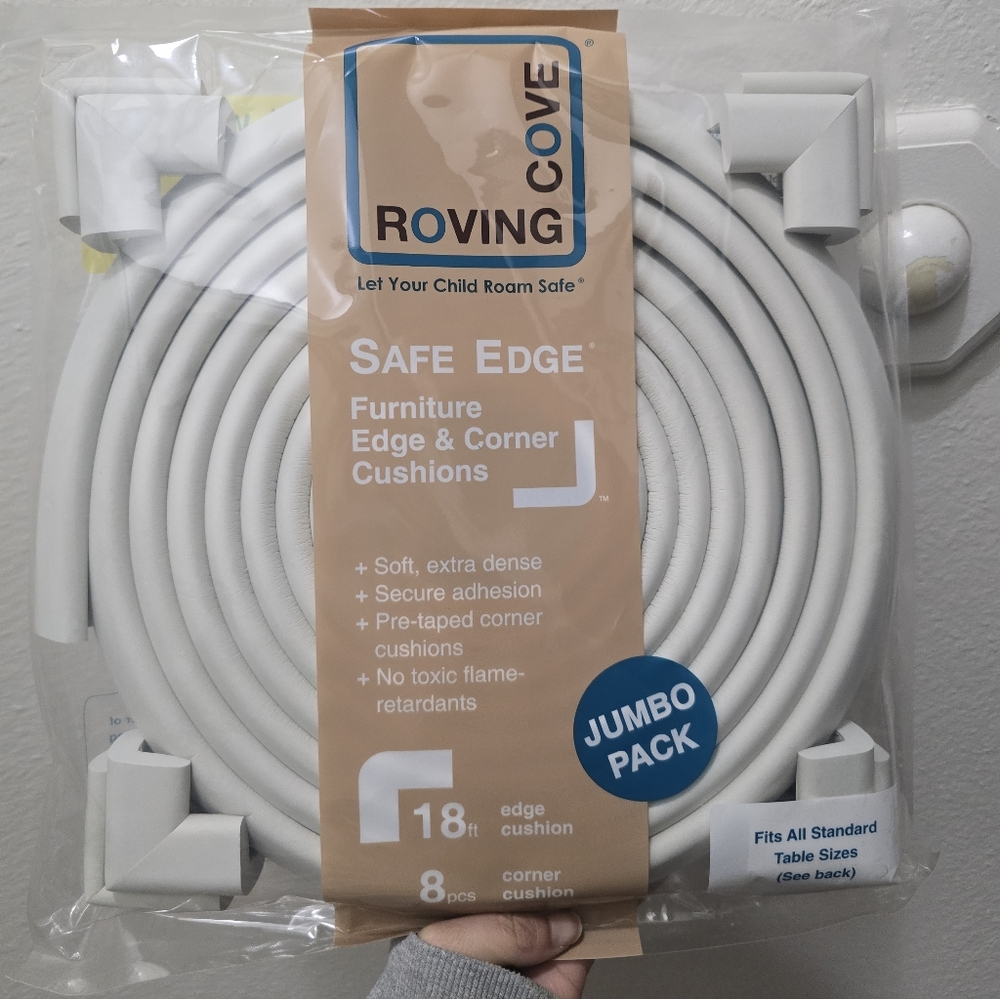 Roving Cove Safe Edge Furniture & Corner Cushions - Jumbo Pack 18ft + 8 Corners - Picture 4 of 6